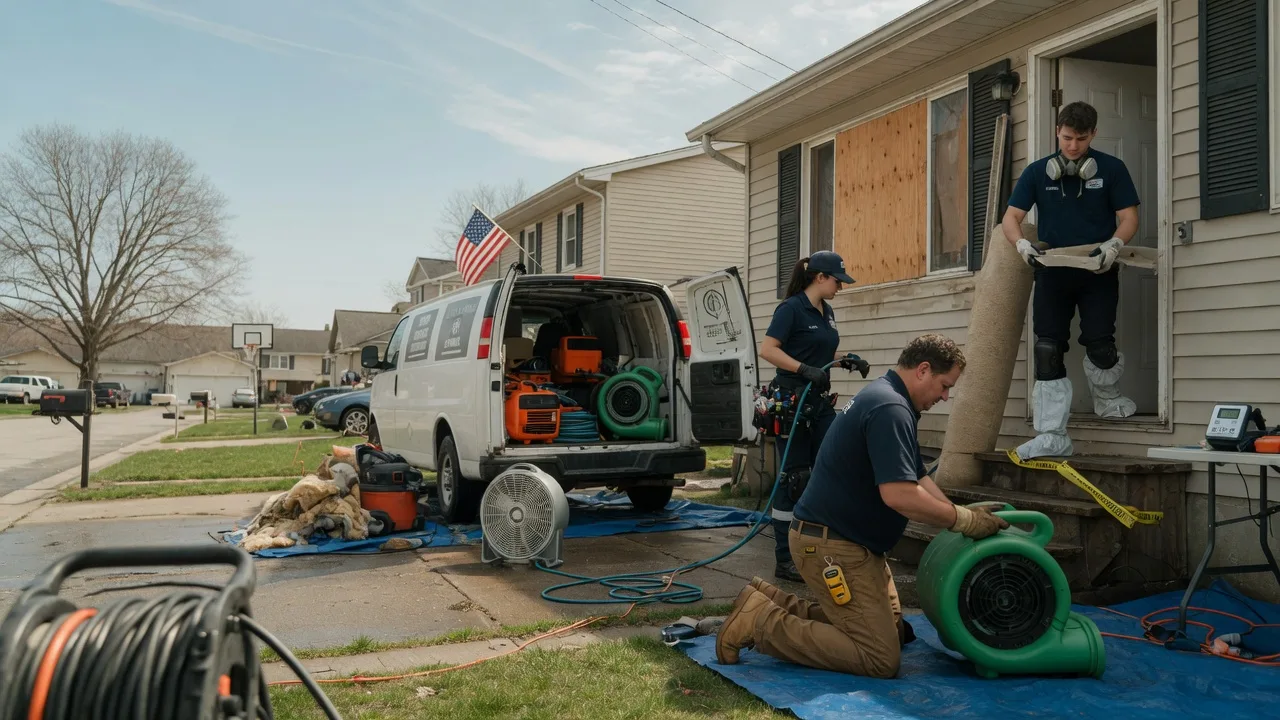Water Damage Restoration in Liberty, IL near me